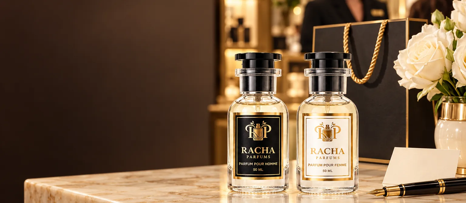 Comptoir de la boutique Racha Parfums