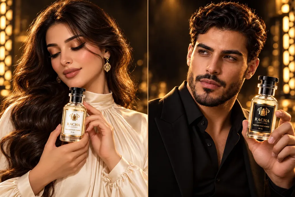 Parfum pour elle et parfum pour lui