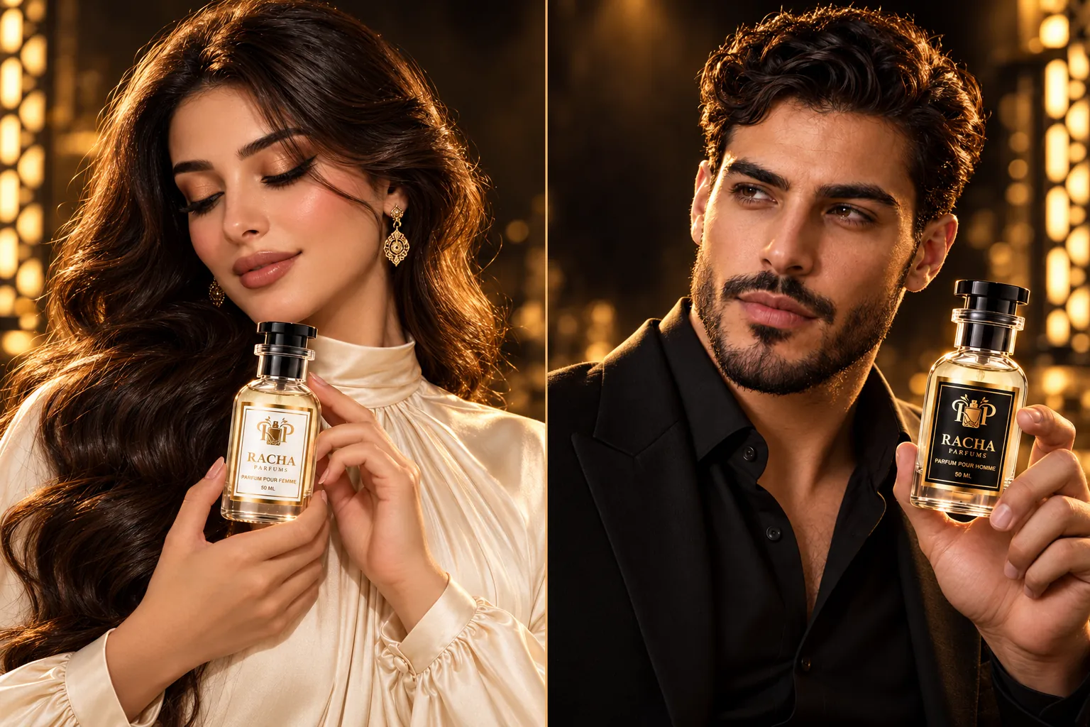 Parfum pour elle et parfum pour lui