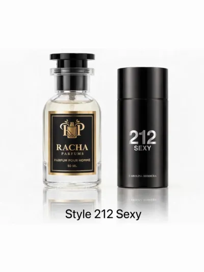 Racha Parfums Style 212 Sexy 50 ml — inspiré de 212 Sexy Men de Carolina Herrera