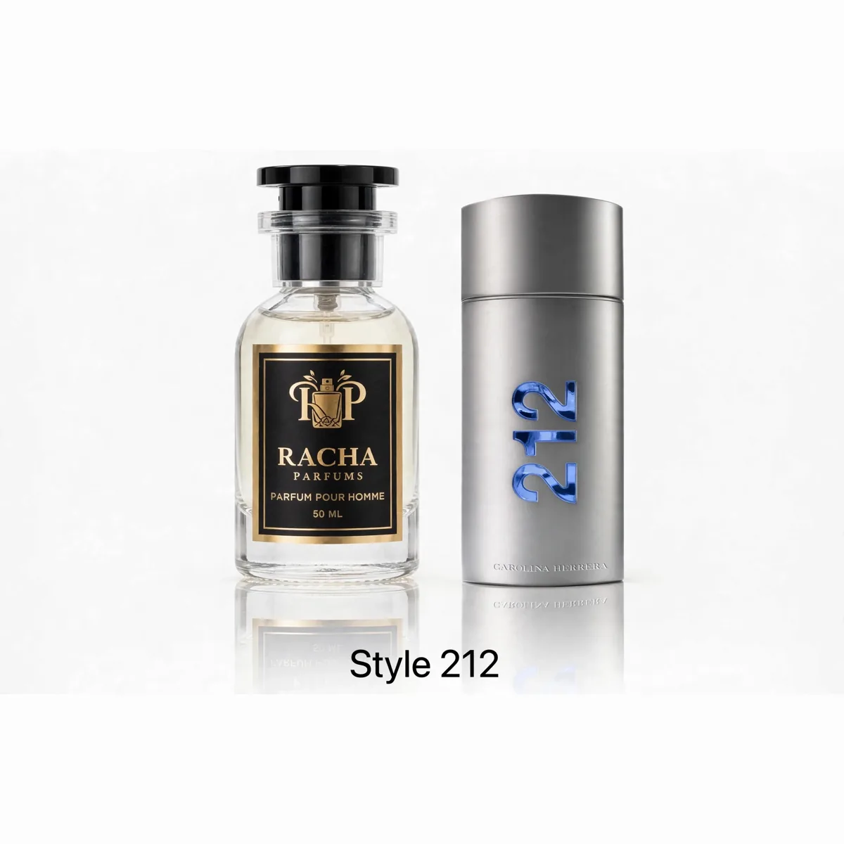 Racha Parfums Style 212 50 ml — inspiré de 212 Men de Carolina Herrera