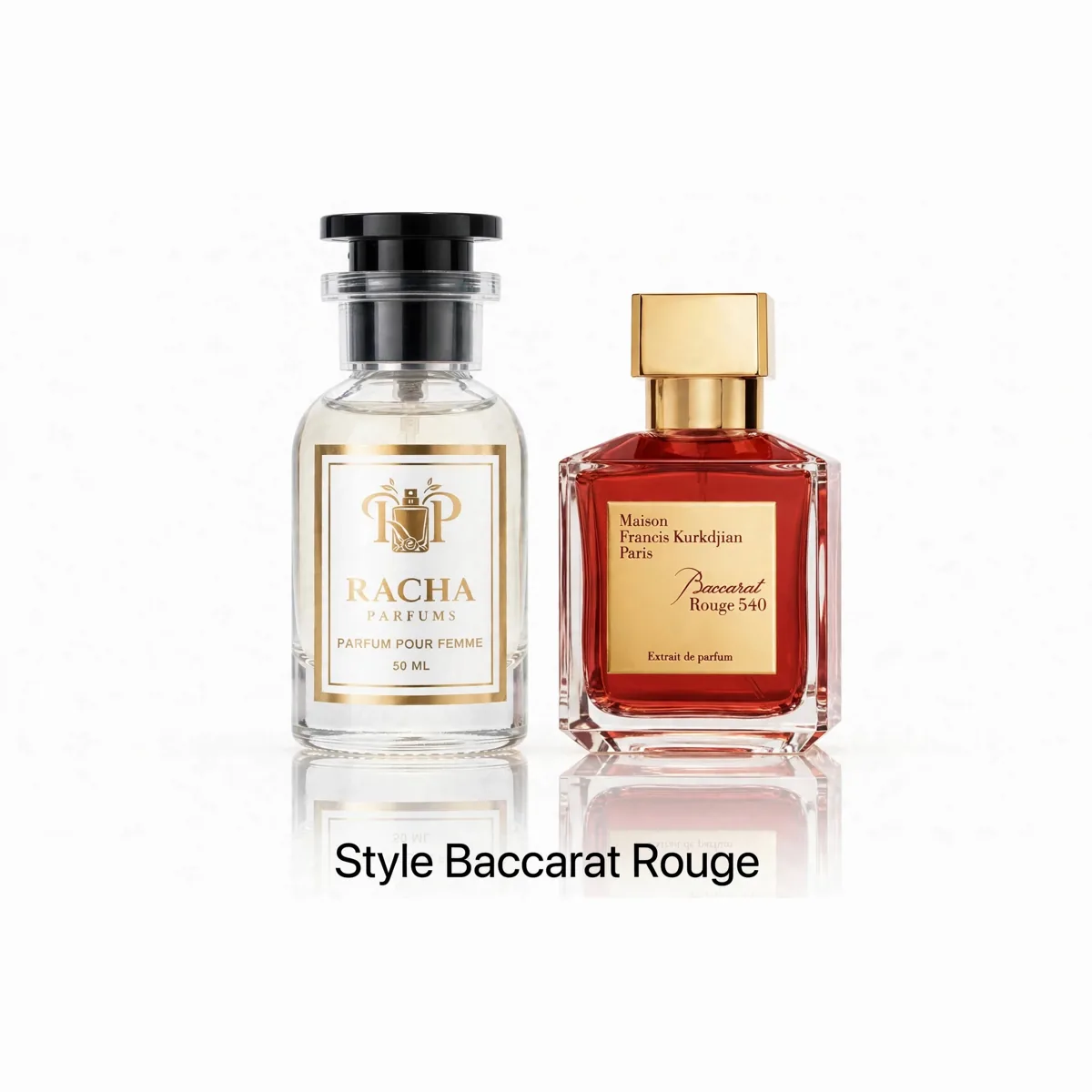 Racha Parfums Style Baccarat Rouge 50 ml — inspiré de Baccarat Rouge 540 de Maison Francis Kurkdjian