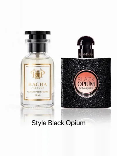 Racha Parfums Style Black Opium 50 ml — inspiré de Black Opium de Yves Saint Laurent