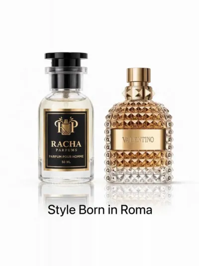 Racha Parfums Style Born in Roma 50 ml — inspiré de Valentino Uomo Born in Roma de Valentino