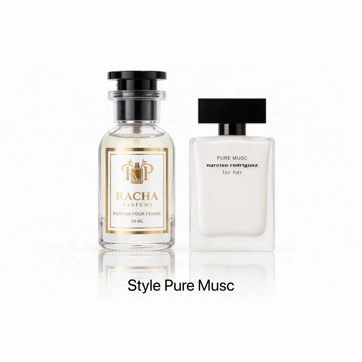 Racha Parfums Style Pure Musc 50 ml — inspiré de For Her Pure Musc de Narciso Rodriguez