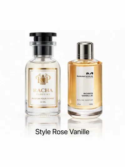 Racha Parfums Style Rose Vanille 50 ml — inspiré de Roses Vanille de Mancera