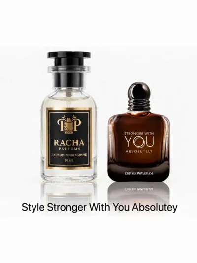 Racha Parfums Style Stronger With You Absolutely 50 ml — inspiré de Stronger With You Absolutely de Emporio Armani